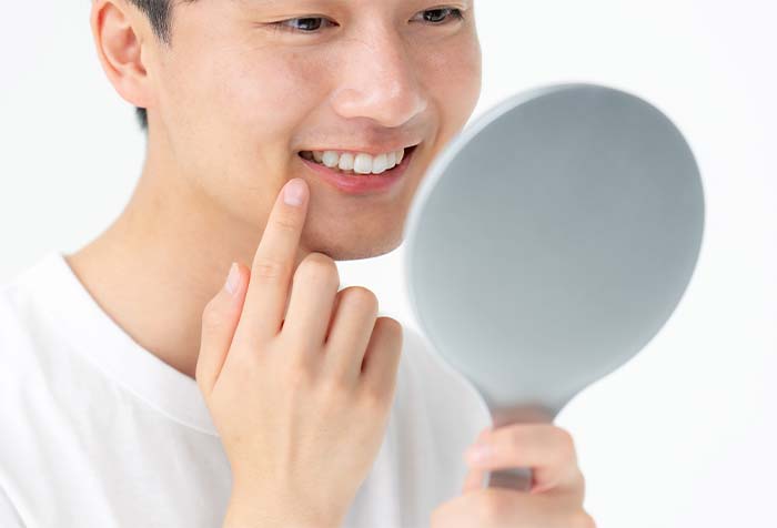 口元のコンプレックスを解消