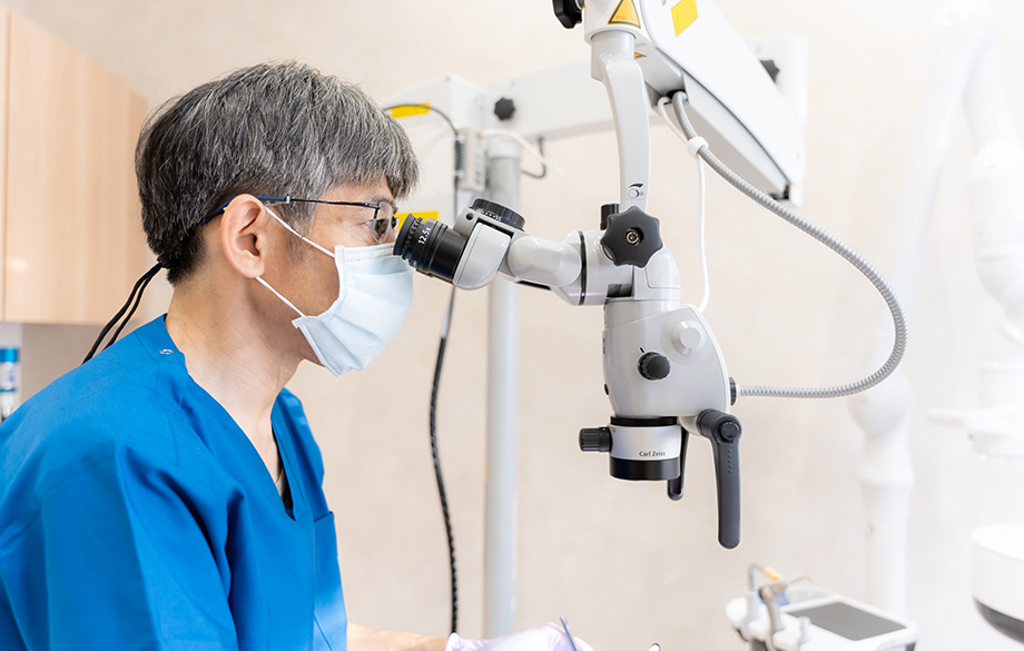 歯を残すことを第一に考えた、専門性の高い保存治療
